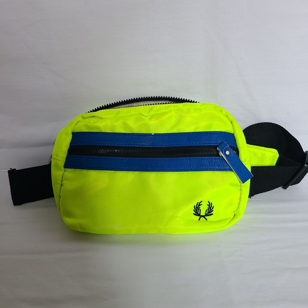 Neon Yellow and Blue Waist Bag